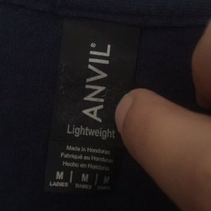 Anvil Tops - Dark blue graphic tee Anvil Tops - Dark blue graphic tee
